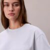 Boxy-T-Shirt mit gesticktem Logo Boxy-T-Shirt mit gesticktem Logo