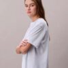 Boxy-T-Shirt mit gesticktem Logo Boxy-T-Shirt mit gesticktem Logo