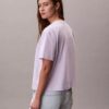 Boxy-T-Shirt mit gesticktem Logo Boxy-T-Shirt mit gesticktem Logo