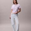 Boxy-T-Shirt mit gesticktem Logo Boxy-T-Shirt mit gesticktem Logo