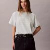 Boxy-T-Shirt mit Logo-Schriftzug Boxy-T-Shirt mit Logo-Schriftzug