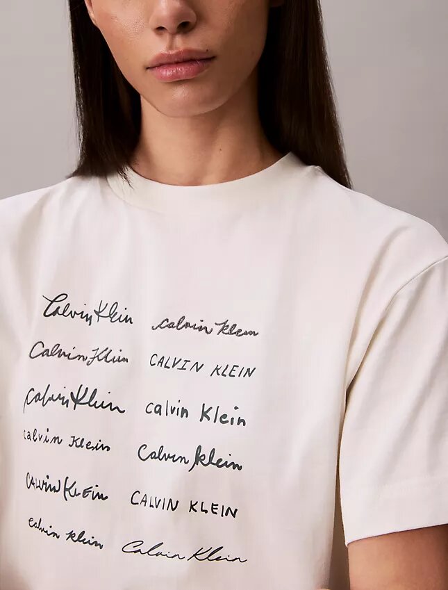 Boxy-T-Shirt mit Logo-Schriftzug Boxy-T-Shirt mit Logo-Schriftzug