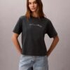 Boxy-T-Shirt mit Schriftzug-Logo Boxy-T-Shirt mit Schriftzug-Logo