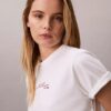 Boxy-T-Shirt mit Schriftzug-Logo