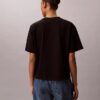 Boxy-T-Shirt mit verwaschenem Schriftzug-Logo Boxy-T-Shirt mit verwaschenem Schriftzug-Logo
