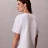 Boxy-T-Shirt mit verwaschenem Schriftzug-Logo