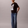 Boxy-T-Shirt mit verwaschenem Schriftzug-Logo Boxy-T-Shirt mit verwaschenem Schriftzug-Logo