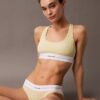 Bralette aus Baumwoll-Modal-Stretch-Rippstoff, leicht gefüttert