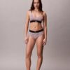 Bralette aus Microfiber mit Stretch und Monogram-Print, Unlined Bralette aus Microfiber mit Stretch und Monogram-Print, Unlined