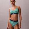 Bralette aus Microfiber mit Stretch und Monogram-Print, Unlined Bralette aus Microfiber mit Stretch und Monogram-Print, Unlined