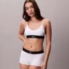 Bralette aus Microfiber mit Stretch und Monogram-Print, Unlined Bralette aus Microfiber mit Stretch und Monogram-Print, Unlined
