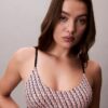 Bralette aus Microfiber mit Stretch und Monogram-Print, Unlined Bralette aus Microfiber mit Stretch und Monogram-Print, Unlined