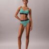 Bralette aus Microfiber mit Stretch und Monogram-Print, Unlined Bralette aus Microfiber mit Stretch und Monogram-Print, Unlined