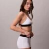 Bralette aus Microfiber mit Stretch und Monogram-Print, Unlined Bralette aus Microfiber mit Stretch und Monogram-Print, Unlined