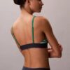 Bralette aus Microfiber mit Stretch und Monogram-Print, Unlined Bralette aus Microfiber mit Stretch und Monogram-Print, Unlined