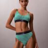 Bralette aus Microfiber mit Stretch und Monogram-Print, Unlined Bralette aus Microfiber mit Stretch und Monogram-Print, Unlined