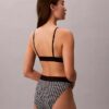 Bralette aus Microfiber mit Stretch und Monogram-Print, Unlined Bralette aus Microfiber mit Stretch und Monogram-Print, Unlined
