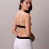 Bralette aus Microfiber mit Stretch und Monogram-Print, Unlined Bralette aus Microfiber mit Stretch und Monogram-Print, Unlined
