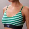 Bralette aus Microfiber mit Stretch und Monogram-Print, Unlined Bralette aus Microfiber mit Stretch und Monogram-Print, Unlined