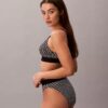 Bralette aus Mikrofaser mit Grafik-Monogram, Stretch und leichtem Futter Bralette aus Mikrofaser mit Grafik-Monogram, Stretch und leichtem Futter