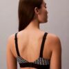 Bralette aus Mikrofaser mit Grafik-Monogram, Stretch und leichtem Futter Bralette aus Mikrofaser mit Grafik-Monogram, Stretch und leichtem Futter