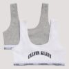 Bralette mit Bogen-Logo-Grafik, 2er-Pack Bralette mit Bogen-Logo-Grafik, 2er-Pack