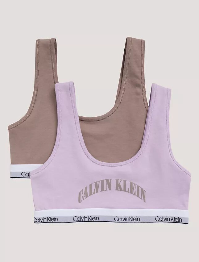 Bralette mit Bogen-Logo-Grafik, 2er-Pack Bralette mit Bogen-Logo-Grafik, 2er-Pack