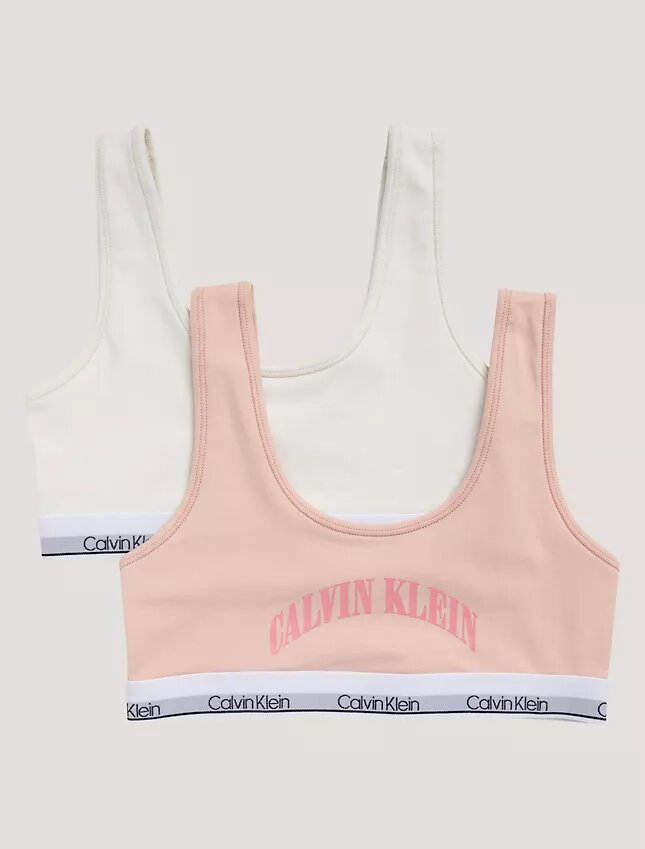 Bralette mit Bogen-Logo-Grafik, 2er-Pack Bralette mit Bogen-Logo-Grafik, 2er-Pack