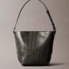 Bucket Bag mit durchgehendem Emblem-Logo und Beutel