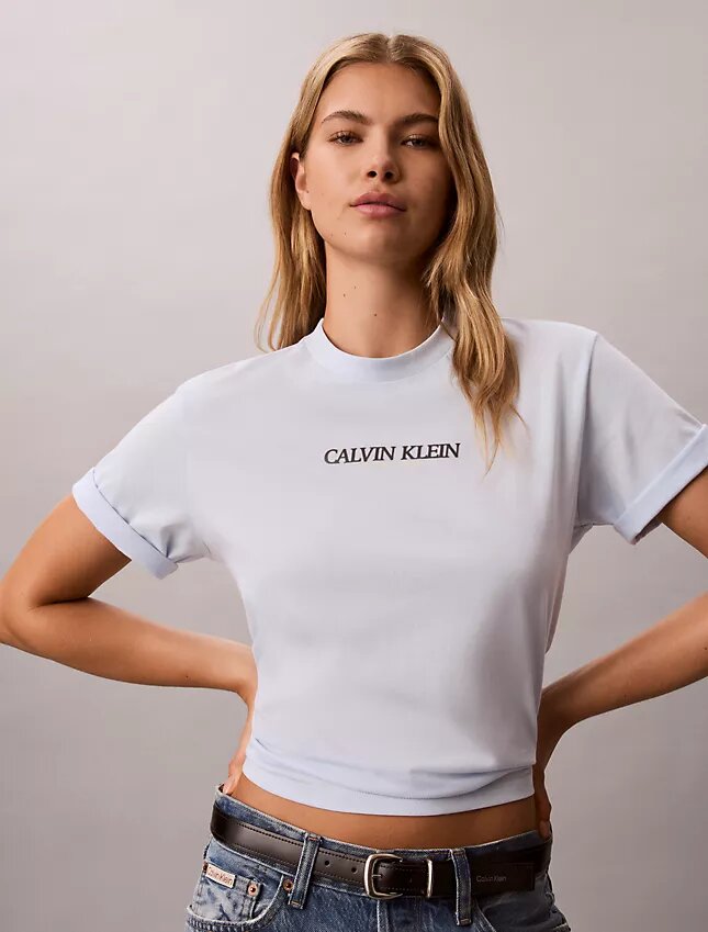 Calvin Klein Logo-Grafik-T-Shirt in Boxy-Passform Calvin Klein Logo-Grafik-T-Shirt in Boxy-Passform