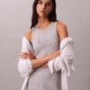 Calvin Klein Logo Midi-Tank-Kleid