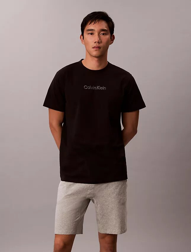 Calvin Klein Logo Schlaf-T-Shirt Calvin Klein Logo Schlaf-T-Shirt