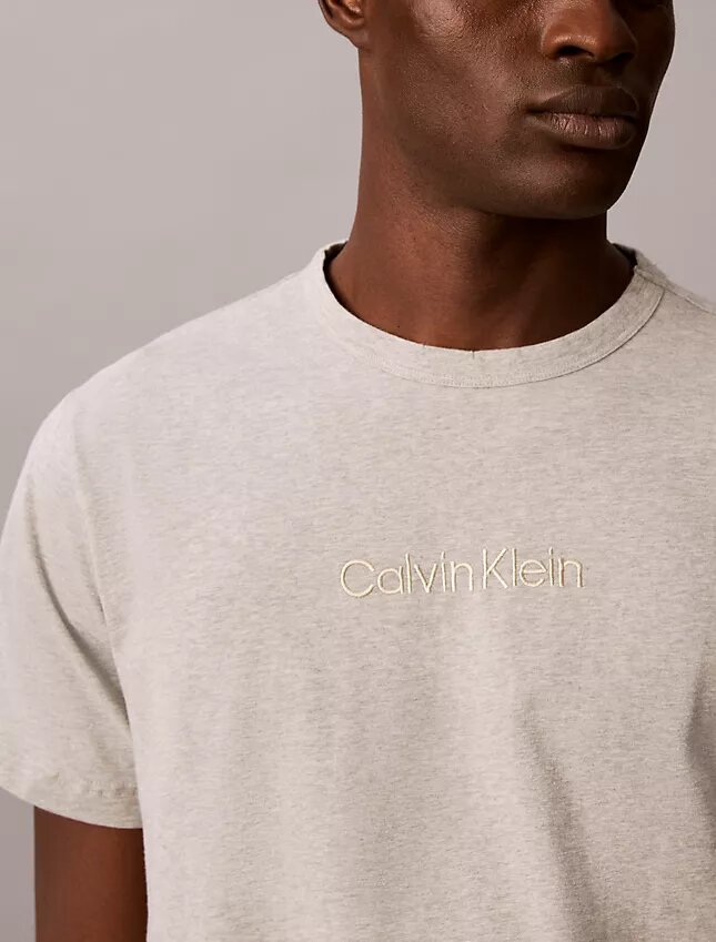 Calvin Klein Logo Schlaf-T-Shirt Calvin Klein Logo Schlaf-T-Shirt