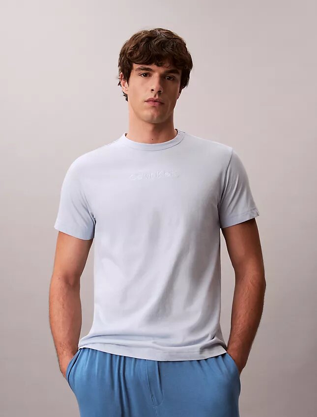 Calvin Klein Logo Schlaf-T-Shirt Calvin Klein Logo Schlaf-T-Shirt