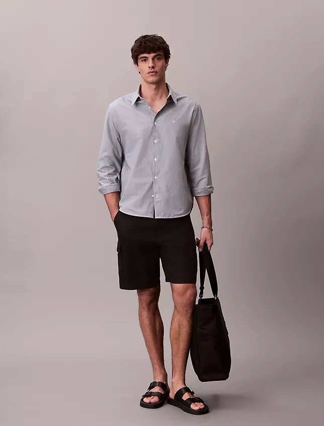 Cargo-Shorts aus Leinenmischung Cargo-Shorts aus Leinenmischung