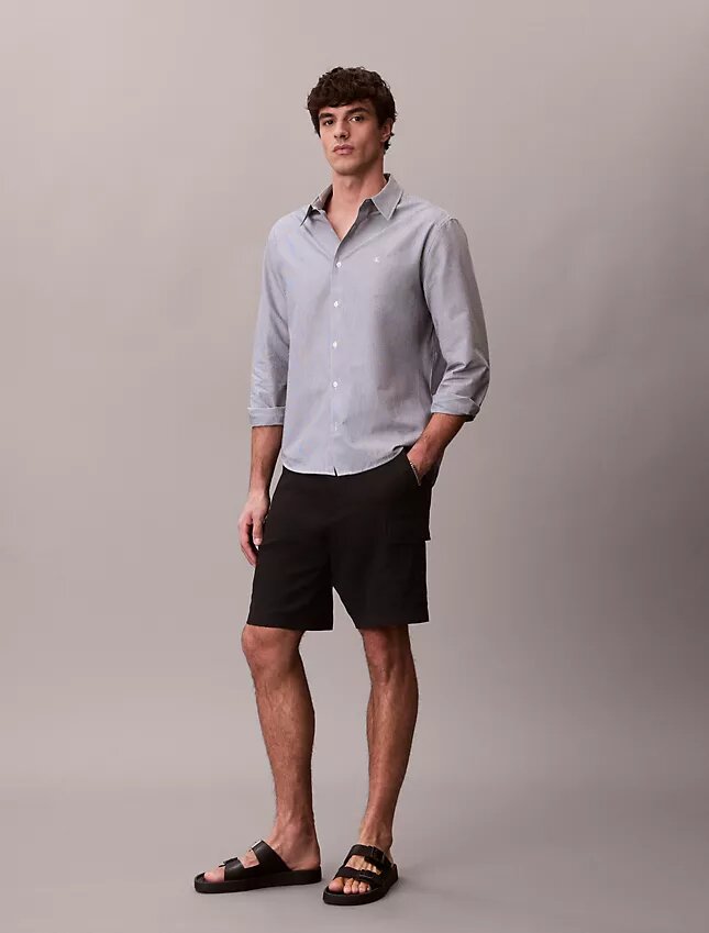Cargo-Shorts aus Leinenmischung Cargo-Shorts aus Leinenmischung