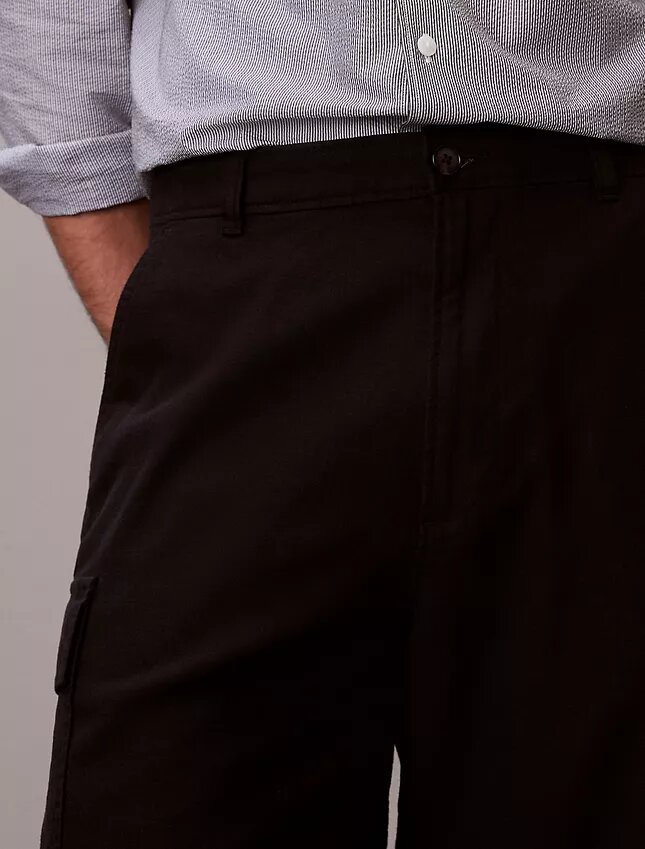 Cargo-Shorts aus Leinenmischung Cargo-Shorts aus Leinenmischung