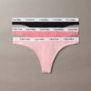 Carousel Cotton Stretch Ripp Thong im 3er-Pack Carousel Cotton Stretch Ripp Thong im 3er-Pack