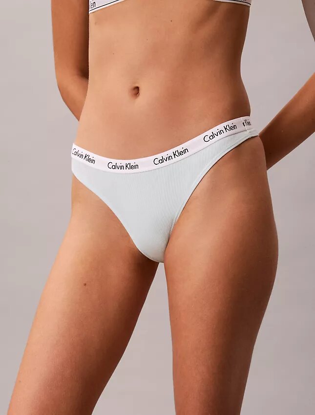 Carousel Cotton Stretch Ripp Thong im 3er-Pack Carousel Cotton Stretch Ripp Thong im 3er-Pack