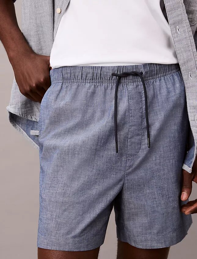 Chambray-Shorts zum Hineinschlüpfen Chambray-Shorts zum Hineinschlüpfen