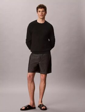 Chambray Straight 7″ Pull-On-Shorts