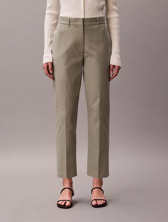 Chino-Hose aus Cotton Stretch mit gerader Passform Chino-Hose aus Cotton Stretch mit gerader Passform