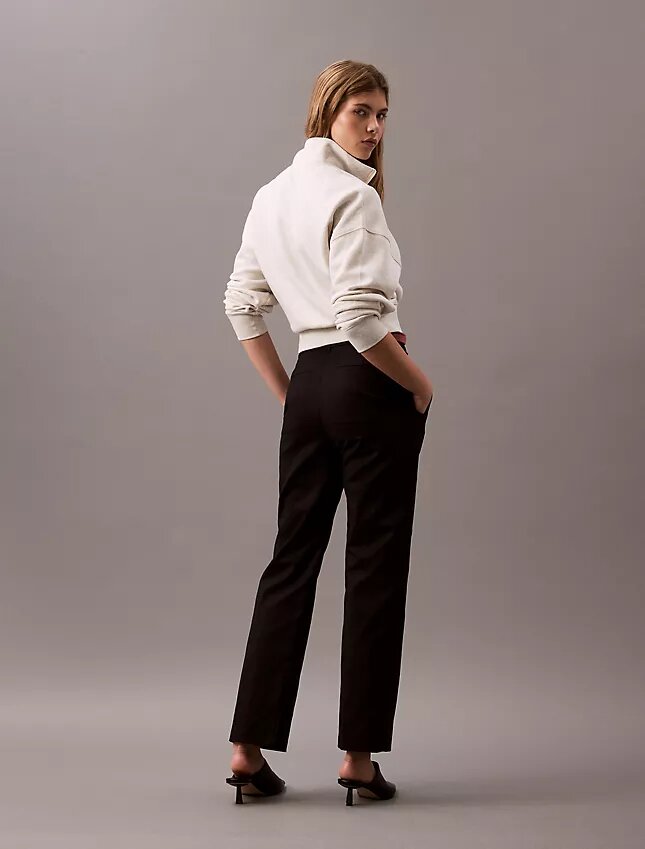 Chino-Hose aus Cotton Stretch mit gerader Passform Chino-Hose aus Cotton Stretch mit gerader Passform