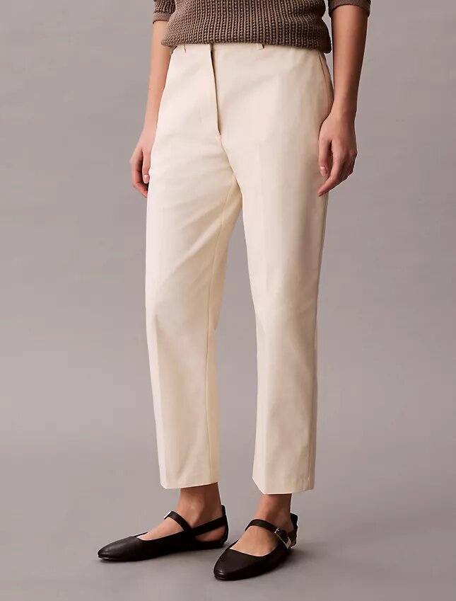 Chino-Hose aus Cotton Stretch mit gerader Passform Chino-Hose aus Cotton Stretch mit gerader Passform