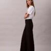 Chino-Hose aus Cotton Stretch mit weitem Bein Chino-Hose aus Cotton Stretch mit weitem Bein