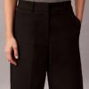 Chino-Hose mit weitem Bein und verkürztem Schnitt