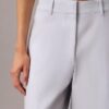 Chino-Hose mit weitem Bein und verkürztem Schnitt