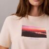 City Sunset Logo-Grafik Klassisches T-Shirt City Sunset Logo-Grafik Klassisches T-Shirt