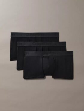 CK Black 3er-Pack Low Rise Trunks