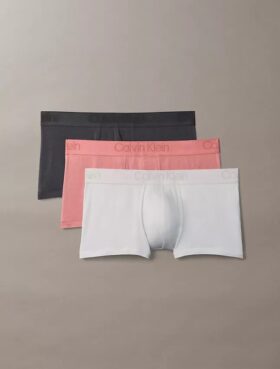 CK Black 3er-Pack Low Rise Trunks